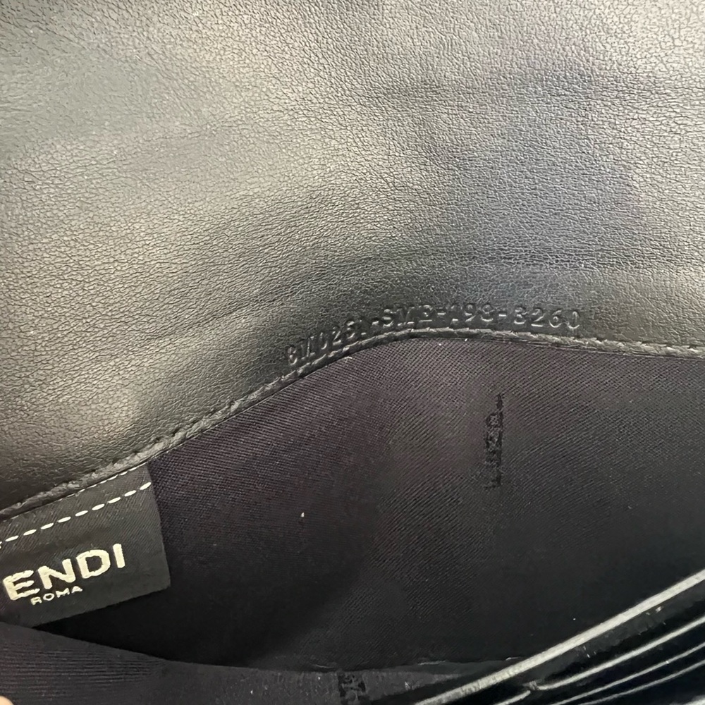 FENDI By The Way Continental long wallet in black leather with gold - Picture 9 of 9